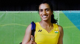 Olympic silver medallist PV Sindhu