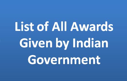 national awards of India