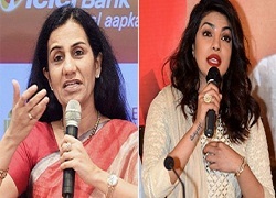 Chanda Kochhar and Priyanka Chopra