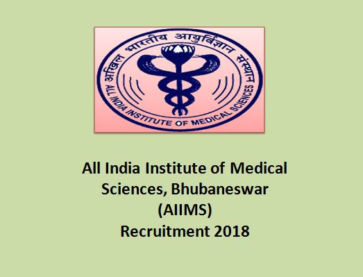 AIIMS Recruitment Bhubaneswar