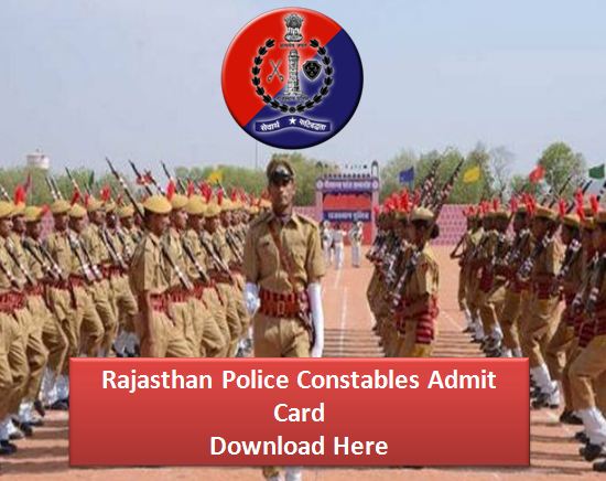 Rajasthan Police Admit Card 2018