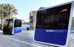 worlds first autonomous pods in Dubai