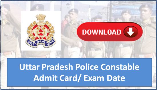 UP Police Admit Card for Constable Posts