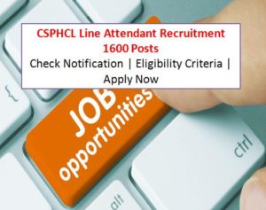 CSPHCL Recruitment 2018