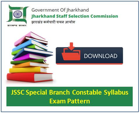 JSSC Special Branch Constable Syllabus