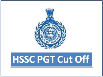 HSSC pgt cut off marks