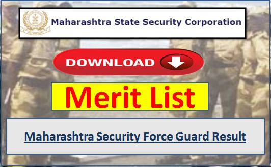 MSF Security Guard Result Merit