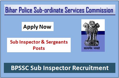 Bihar police sub inspector recruitment