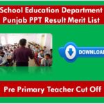Pre Primary Teacher Punjab Reault