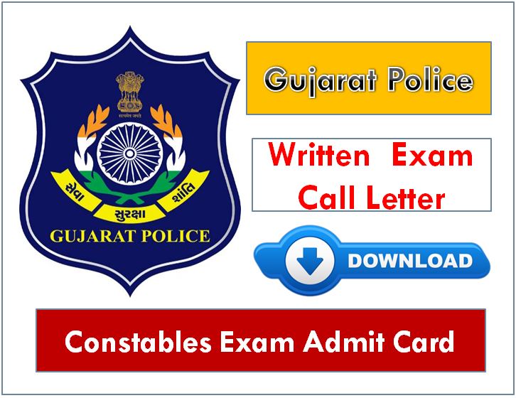 Gujarat Police Constable Admit Card