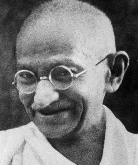 Mahatma Gandhiji similing