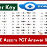Assam PGT Answer Key Download now