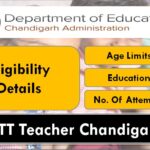 Chandigarh NTT Eligibility Criteria