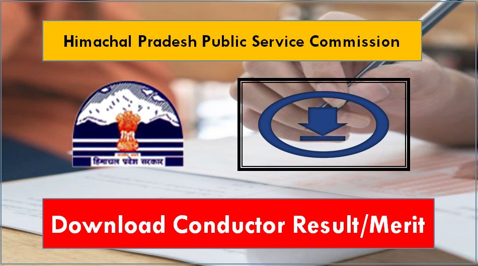 HPPSC Conductor Result Check Merit List, Cut off Marks